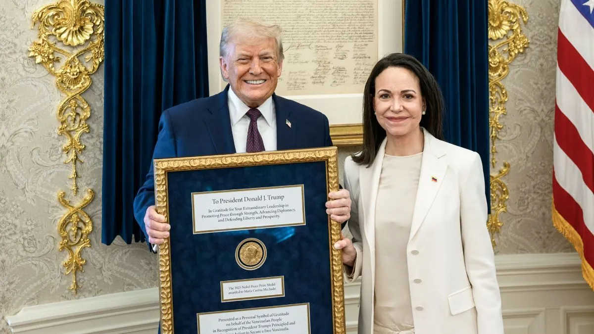 Maria Corina Machado Siap “Korbankan” Nobel Perdamaian demi Transisi Demokrasi Venezuela 1 Maria Corina Machado Siap “Korbankan” Nobel Perdamaian demi Transisi Demokrasi Venezuela