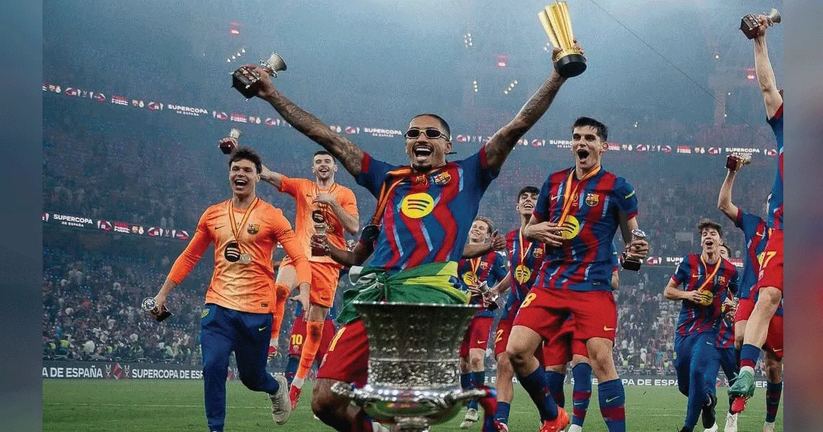 Drama El Clasico! Barcelona Kunci Gelar Piala Super Spanyol 2026, Rapinha Pemain Terbaik 1 Drama El Clasico! Barcelona Kunci Gelar Piala Super Spanyol 2026, Rapinha Pemain Terbaik