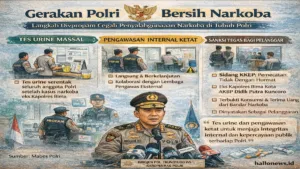 Divpropam Gelar Tes Urine Serentak, Polri Perketat Pengawasan Internal Usai Kasus Narkoba