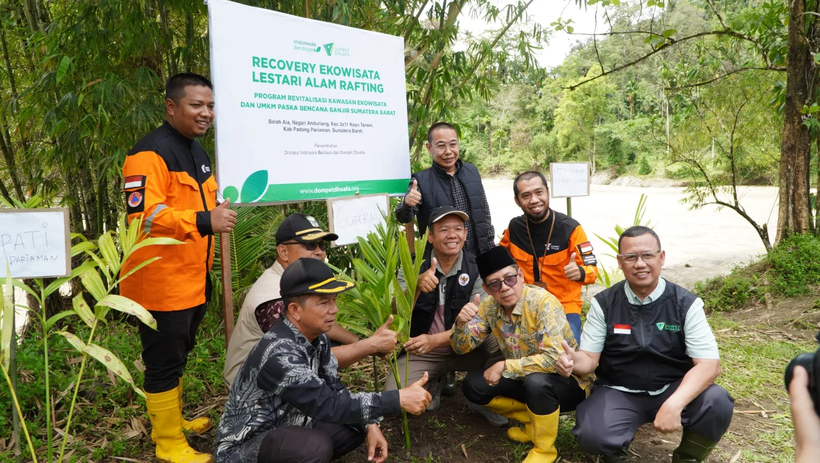 Dorong Percepatan Ekonomi, Dompet Dhuafa Bersama Pemerintah Sumbar Revitalisasi Ekowisata dan UMKM 2 Sumbar2