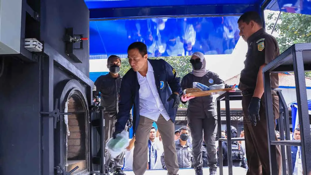 BNN RI Musnahkan 102 Kilogram Lebih Narkotika Hasil Pengungkapan Lima Kasus 2 Untitled 4 2