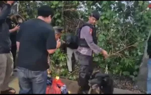 Dibantu Anjing K-9, Polisi Temukan Potongan Tubuh Manusia di Hutan Cariu Bogor