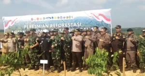 Reforestasi Tahap I Dimulai! Danrem 031/WB Tegaskan TNI All Out Pulihkan Ekosistem Tesso Nilo