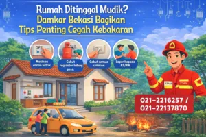 Damkar Bekasi Ingatkan Warga Amankan Rumah sebelum Mudik 6 Damkar Bekasi Ingatkan Warga Amankan Rumah sebelum Mudik