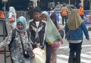 Arus Balik Lebaran, 2.257 Penumpang dari Surabaya hingga Lampung Tiba di Terminal Kampung Rambutan