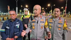 Kapolda Banten Pastikan Arus Mudik Merak Aman, Antrean Mulai Terurai