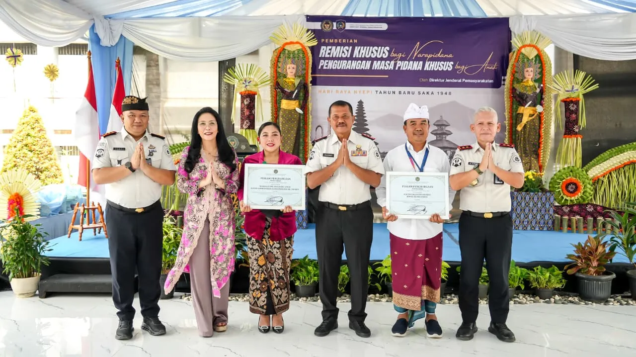 Nyepi 2026, 1.515 Warga Binaan Terima Remisi dan Pengurangan Masa Pidana 4 Remisi Khusus4