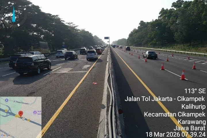 Contraflow dan One Way di Tol Jakarta-Cikampek Diperpanjang hingga Arah Trans Jawa 3 Trans Jawa3
