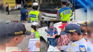 Ramp Check Lebaran 2026: UP PKB Kedaung Kali Angke Temukan Bus Tak Layak Jalan