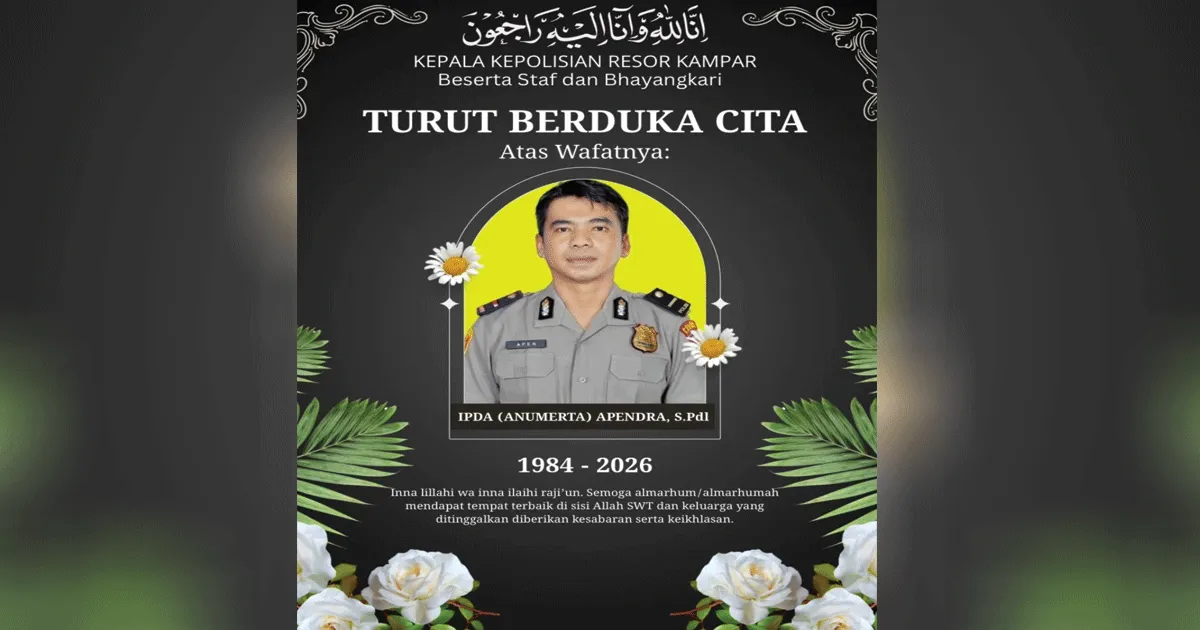 Lagi, Anggota Polri Meninggal dalam Pengamanan Lebaran 2026 1 Lagi, Anggota Polri Meninggal dalam Pengamanan Lebaran 2026
