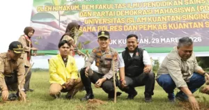 Polres Kuansing Gaungkan Program 1.000 Pohon Bersama Generasi Muda