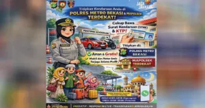Mudik Lebih Aman! Polisi Bekasi Buka Penitipan Kendaraan Gratis di Polres dan 16 Polsek