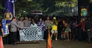 Dari Tawuran ke Lintasan Lari, Night Run Warnai Malam Minggu Remaja Cikarang