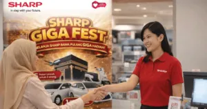 "Sharp Lovers Day GIGA Fest 2026": Belanja Produk Sharp Berpeluang Bawa Pulang Mobil