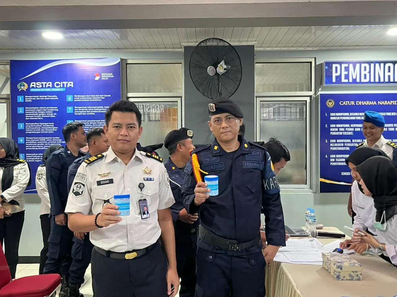 Jelang HBP ke-62, Lapas Narkotika Jakarta Tes Urin Petugas dan Warga Binaan 3 Narkotika3