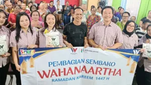 Wahana Artha Group Salurkan 1.500 Sembako dan Gelar Donor Darah