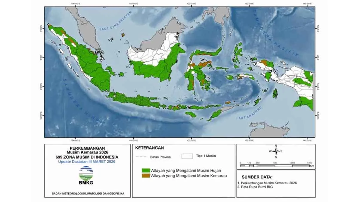 Waspada Godzilla El Nino, BMKG: Musim Kemarau Indonesia Mulai April-Agustus 2026 1 Waspada Godzilla El Nino, BMKG: Musim Kemarau Indonesia Mulai April-Agustus 2026