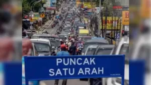 One Way Puncak Diundur Saat Long Weekend Hari Buruh, Polisi Fasilitasi Pergerakan Massa ke Jakarta