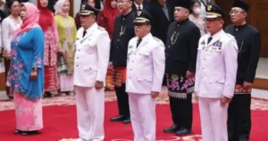 Gubernur DKI Jakarta Lantik Syafrin Liputo dan Firmanuddin Pimpin Jakarta Selatan