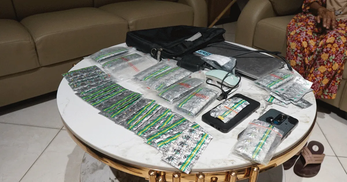 Kampung Tramadol di Cikarang Digerebek Lagi, Ratusan Obat Keras Disita 2 obat 1