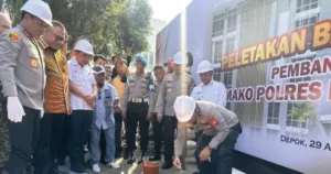 Groundbreaking Markas Polres Depok, Kapolda Metro Jaya: Pelayanan Polisi Tak Boleh Mengecewakan