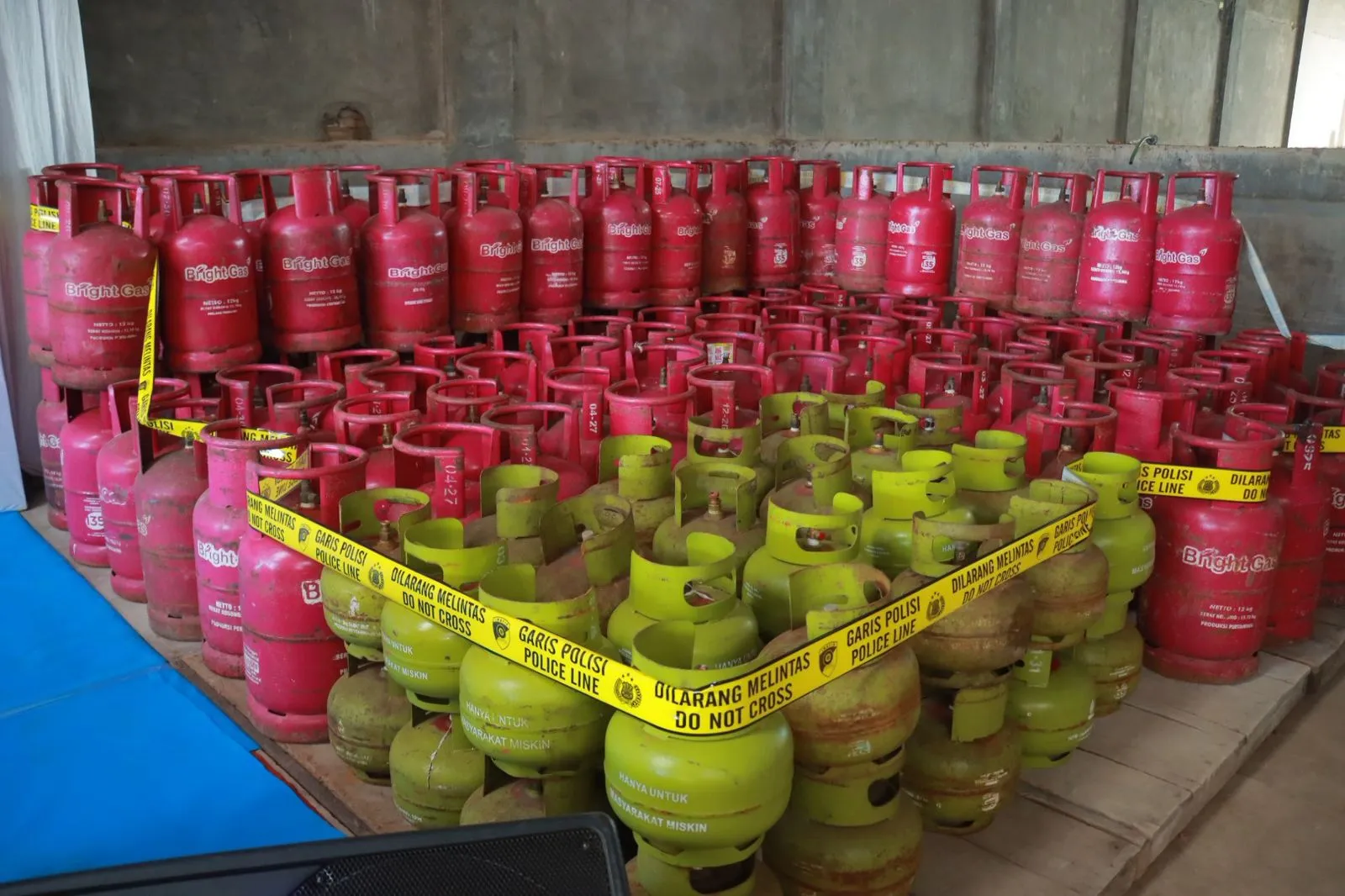 Bareskrim Gerebek Gudang Pengoplos LPG Subsidi di Klaten, 1.465 Tabung Disita 2 LPG