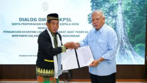 Basuki Resmikan SK Kearifan Lokal Adat Paser, Kawasan IKN Jadi Prioritas