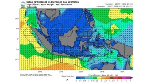 BMKG Ingatkan Bahaya Gelombang Tinggi di Laut Jawa hingga Samudra Hindia 3 BMKG Ingatkan Bahaya Gelombang Tinggi di Laut Jawa hingga Samudra Hindia