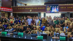 Siap Hadapi Porprov 2026, Dedie–Jenal Suntik Semangat Atlet Kota Bogor