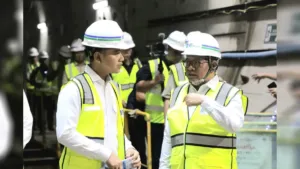 Pramono-Gibran Pantau MRT Harmoni hingga Sawah Besar, Target 2027 Beroperasi