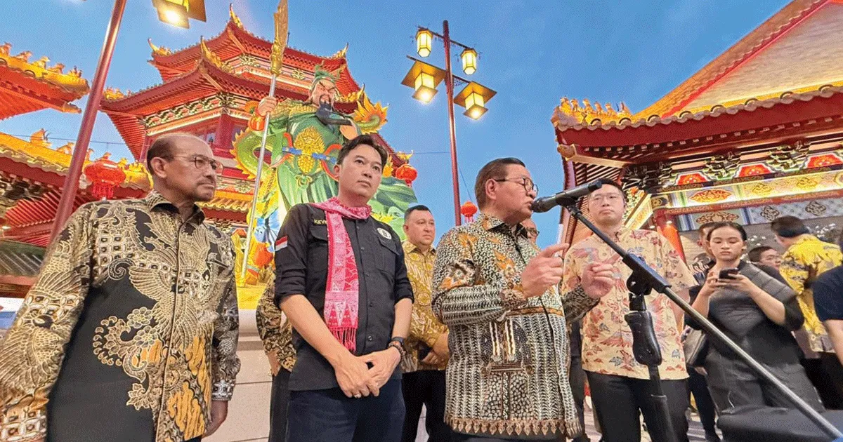 Kelenteng Tian Fu Gong Resmi Dibuka, Presdir Agung Sedayu Tegaskan Semangat Kebersamaan di Jakarta 2 pramono klenteng 1