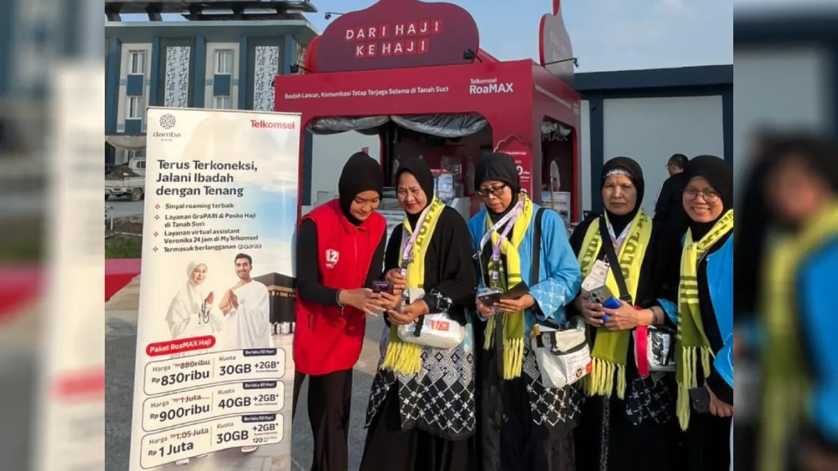 Ibadah Haji Lebih Tenang, Telkomsel Hadirkan Paket RoaMAX Haji 2026 dengan Kuota Hingga 42 GB 1 Ibadah Haji Lebih Tenang, Telkomsel Hadirkan Paket RoaMAX Haji 2026 dengan Kuota Hingga 42 GB