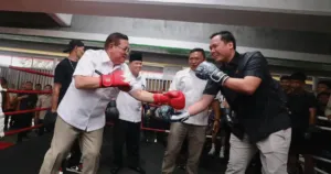 Arena Tinju di Pasar Rebo Diresmikan, Pramono Klaim Kasus Tawuran Turun Drastis