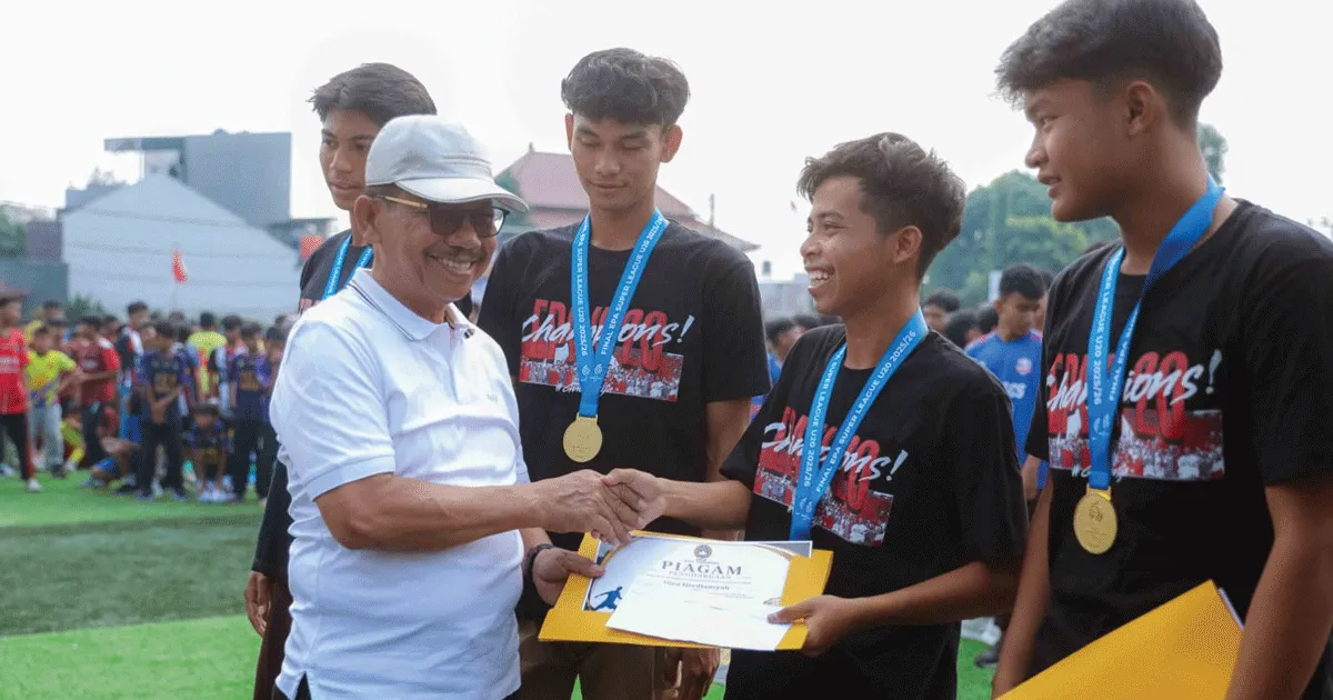 Wali Kota Tangerang Buka Liga PSSI Tangerang 2026, Diikuti 2.400 Pesepak Bola Muda 2 walkot tangerang1