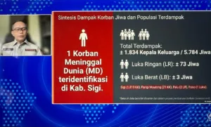Update Gempa Sulteng, BNPB: 7 Kecamatan dan 30 Desa di Kabupaten Sigi Terdampak Parah