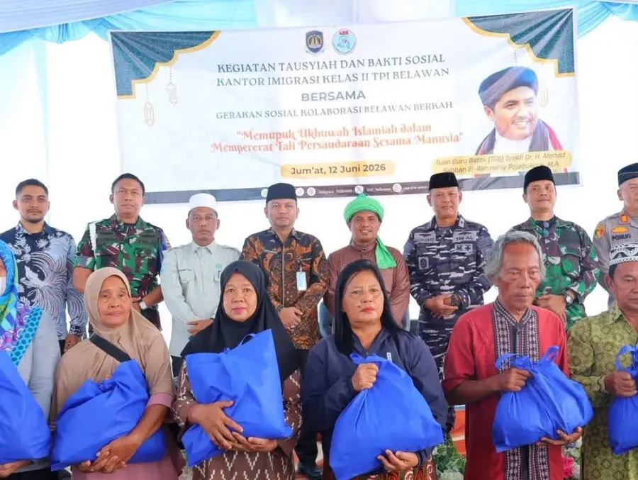 Imigrasi Belawan Tebar Kepedulian, Perkuat Persaudaraan Lewat Tausyah dan Bakti Sosial 1 Imigrasi Belawan Tebar Kepedulian, Perkuat Persaudaraan Lewat Tausyah dan Bakti Sosial