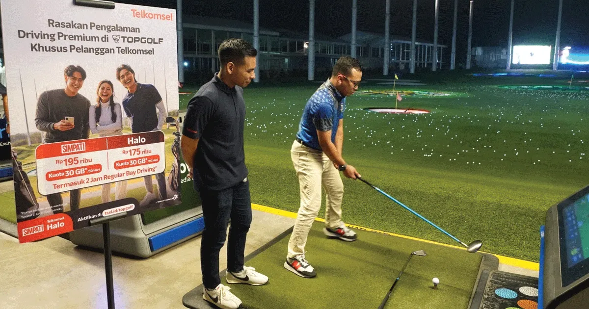 Telkomsel dan TOPGOLF Hadirkan Paket Golf 2 Jam Plus Internet 30 GB, Mulai Rp175 Ribu 1 Telkomsel dan TOPGOLF Hadirkan Paket Golf 2 Jam Plus Internet 30 GB, Mulai Rp175 Ribu
