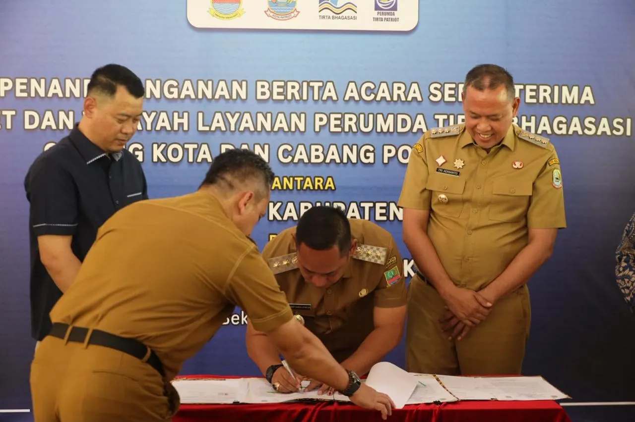 Resmi! Pemkab dan Pemkot Bekasi Rampungkan Serah Terima Aset Tirta Bhagasasi 1 Resmi! Pemkab dan Pemkot Bekasi Rampungkan Serah Terima Aset Tirta Bhagasasi