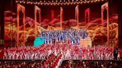 Panggung megah Gala Festival Musim Semi 2026 di Beijing menampilkan kombinasi teknologi AI dan pertunjukan budaya Tiongkok.