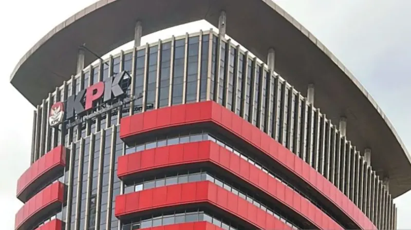 Gedung KPK di Jakarta, lokasi pemeriksaan Ketua Kadin Surakarta dalam penyidikan kasus pengaturan tender proyek perkeretaapian DJKA Kemenhub.