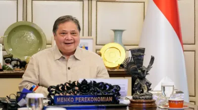 Menko Perekonomian Airlangga Hartarto soal sikap waspada terhadap konflik Timur Tengah