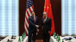 Wang Yi dan Marco Rubio bertemu di Konferensi Keamanan Munich 2026 membahas penguatan hubungan diplomatik Tiongkok–Amerika Serikat.