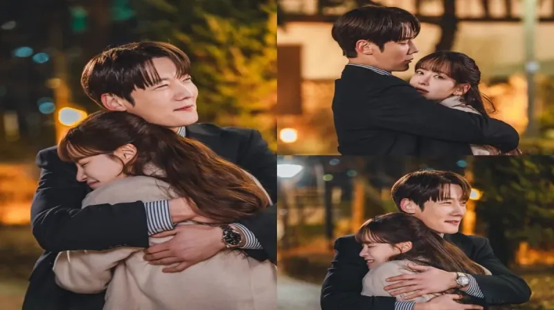Choi Jin Hyuk dan Oh Yeon Seo berpelukan romantis dalam adegan drama Korea "Positively Yours" episode Februari 2026.