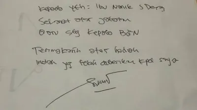 surat sony sanjaya