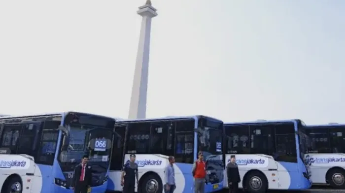 Pemprov DKI Jakarta menyiapkan berbagai program spesial untuk memeriahkan Hari Ulang Tahun (HUT) ke-499 Jakarta. Salah satu pembebasan biaya transportasi umum selama dua hari penuh pada 27-28 Juni 2026. Foto: Dok Hallonews