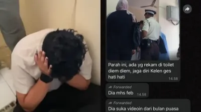 perekaman perempuan diam-diam