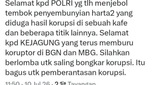 postingan mahfud md