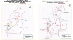 rute pengalihan lalin jakarta marathon