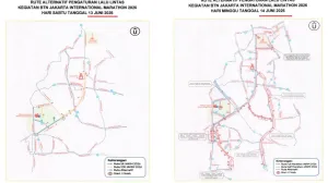 rute pengalihan lalin jakarta marathon